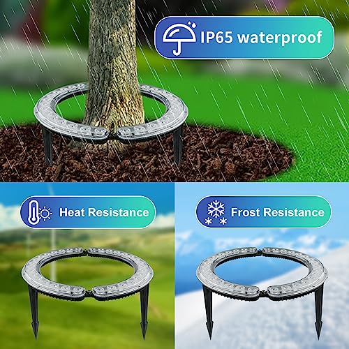 Solar Palm Tree Lights Outdoor