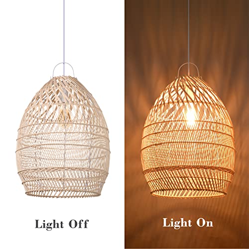 Boho Wicker Chandelier