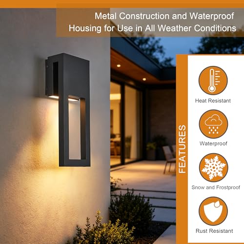 Outdoor Wall Sconce with Photocell Sensor
