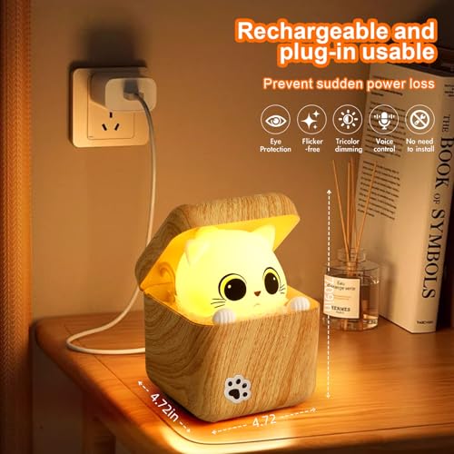 Rechargeable Cat Night Light