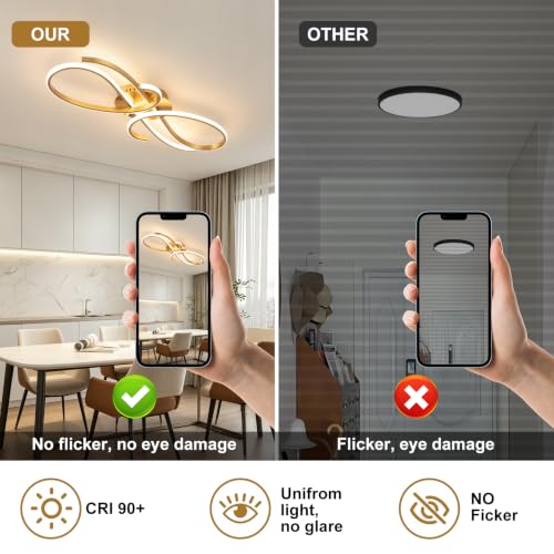 43W Modern Ceiling Light Fixture