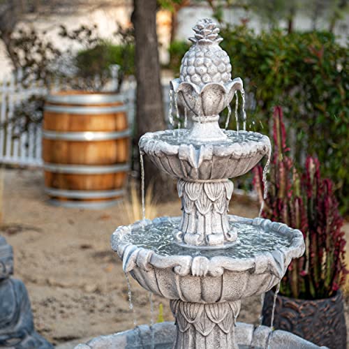 Large Outdoor Electric Bird Bath Fountain 58.3"