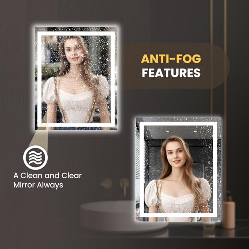 20"X28" LED Bathroom Mirror with Lights