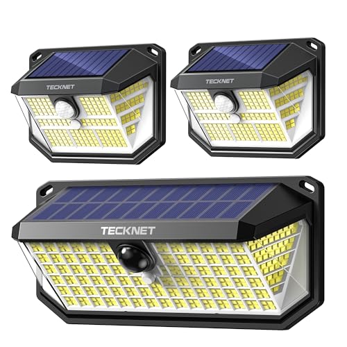 Solar Lights Outdoor Motion Sensor Waterproof (3 Count)