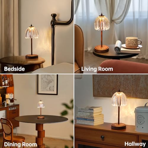 Tulip Table Lamp with 5200mAh Battery & Touch Control