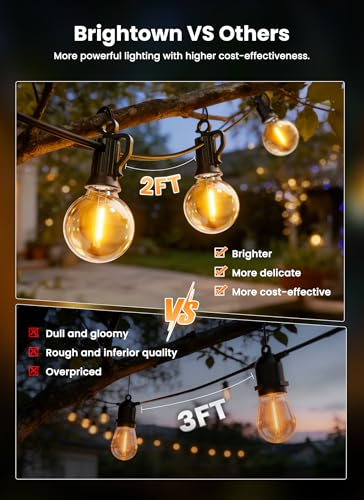 75FT 36LED Solar String Lights Outdoor with Remote & USB Port (75 Foot)