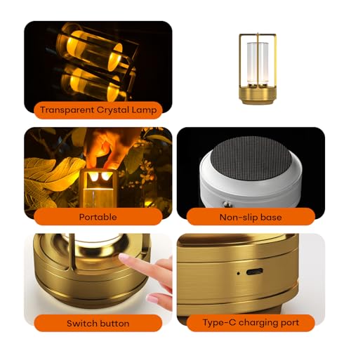 Portable Metal Table Lamp for Indoor