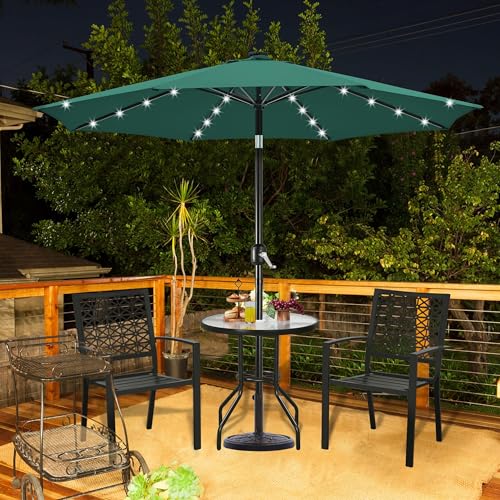 10FT Solar Patio Umbrella w