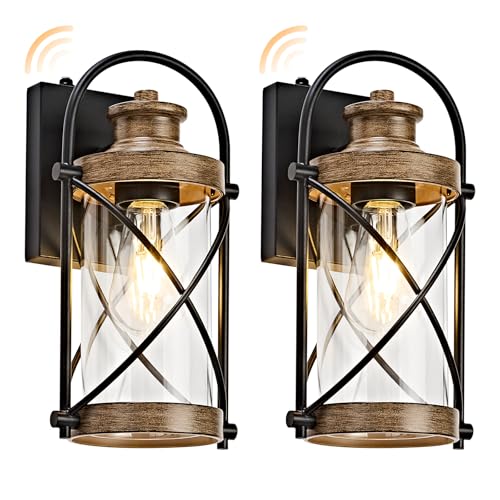 Dusk to Dawn Outdoor Wall Lights Fixtures (2 Count)