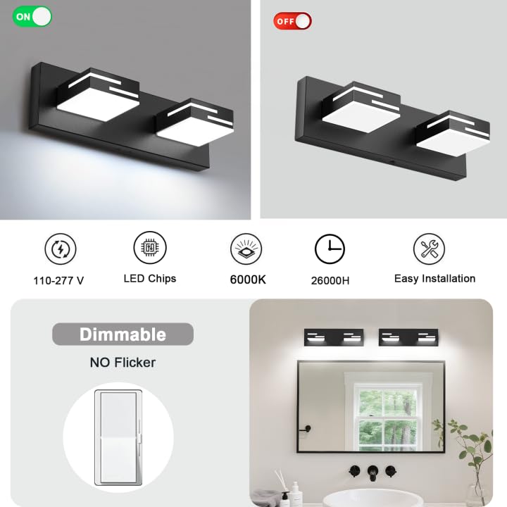 LED Modern Bathroom Vanity Light Fixtures