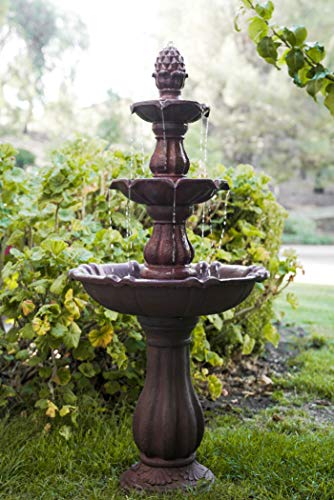 3 Tier Freestanding Waterfall Fountain w