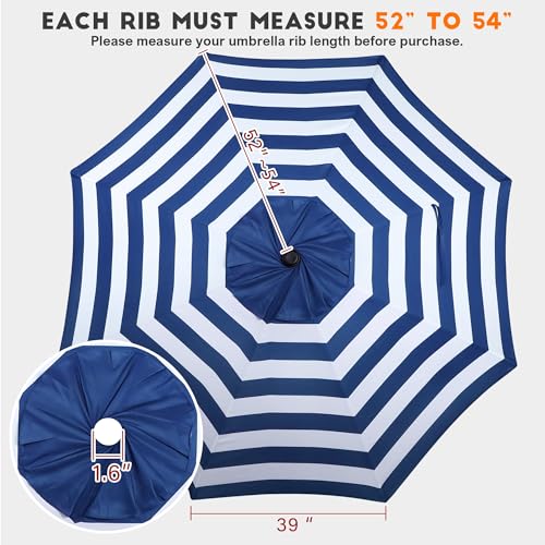 9ft Patio Umbrella Replacement Canopy