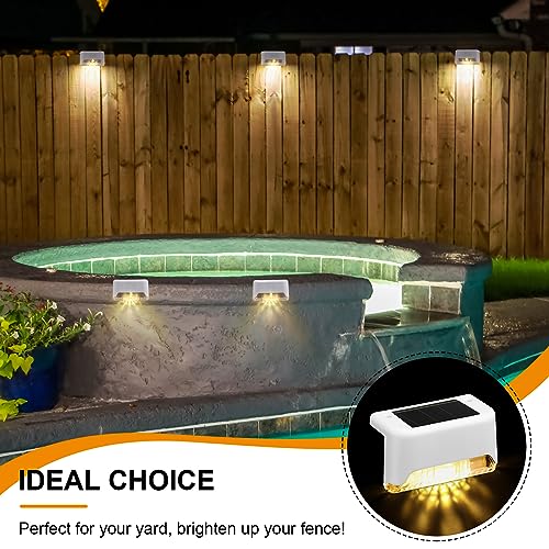 32 Pcs Solar Deck Step Lights Outdoor (32 Count)