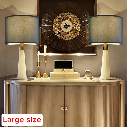 Dark Green Lamp Shade Set of 1 Large