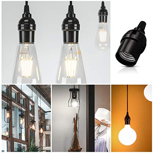 E26 Vintage Lamp Socket (6 Count)