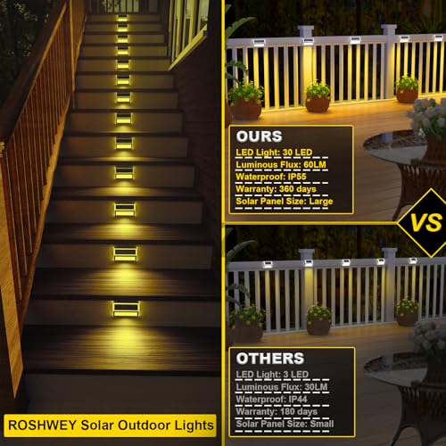 Solar Deck Lights (6 Count)