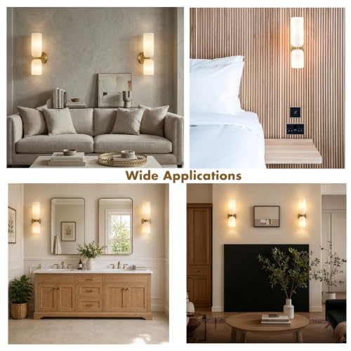Gold Wall Sconces Set of Two 2 (2 count)