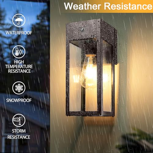 Porch Lights with Outlet (2 Count)