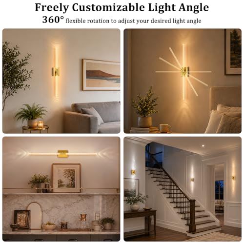 Battery Operated Wall Sconces Set of 2 (2 Count)