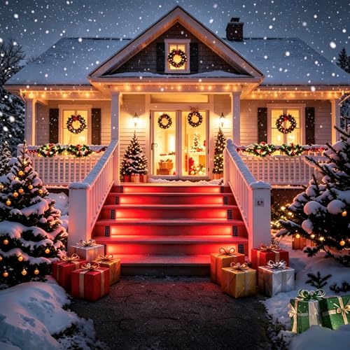 Solar Stair Lights 8 Pack (8 Count)