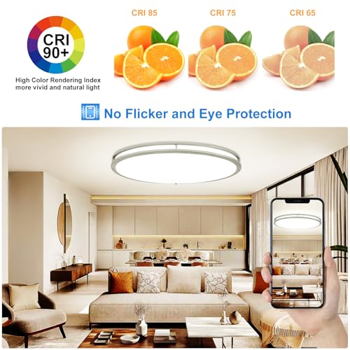 DLLT Flush Mount LED Ceiling Light