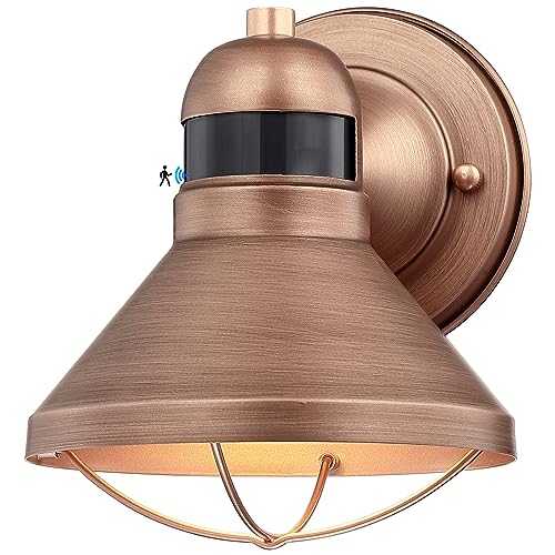 Motion Sensor Outdoor LED Barn Light Dusk to Dawn Exterior Wall Lantern