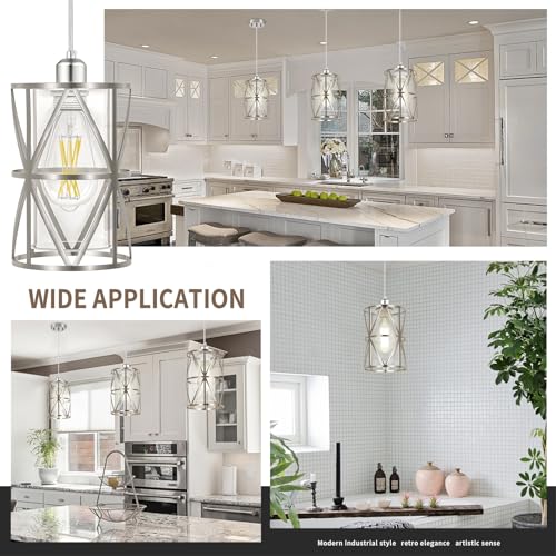 Brushed Nickel Pendant Lights Kitchen Island