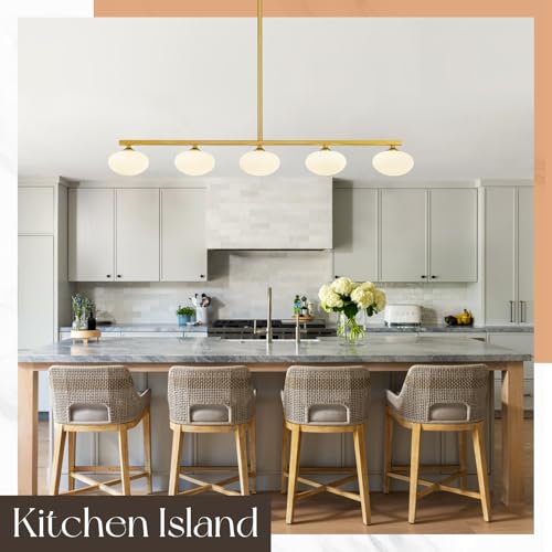 Gold Linear Chandelier