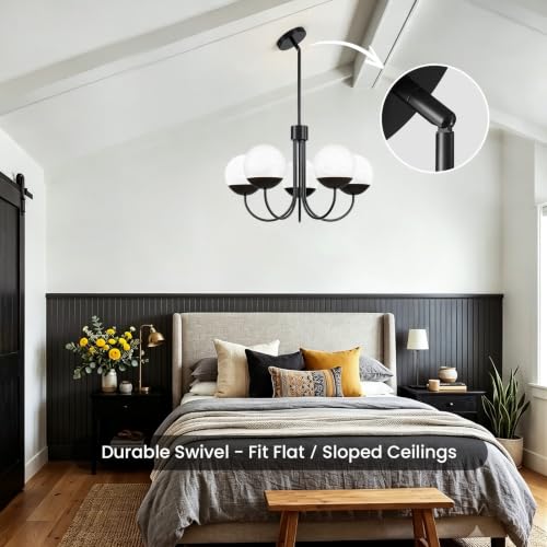 5 Light Modern Chandelier for Dining Room