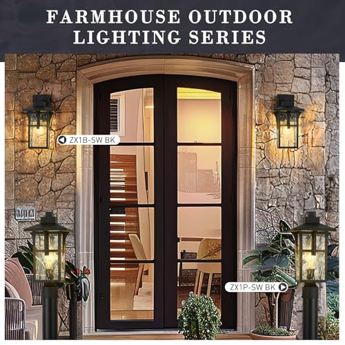 16.7 Inch Outdoor Post Light Fixture