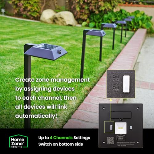 4PK Mesh Linkable Solar LED Security Pathway Light (4 Count)