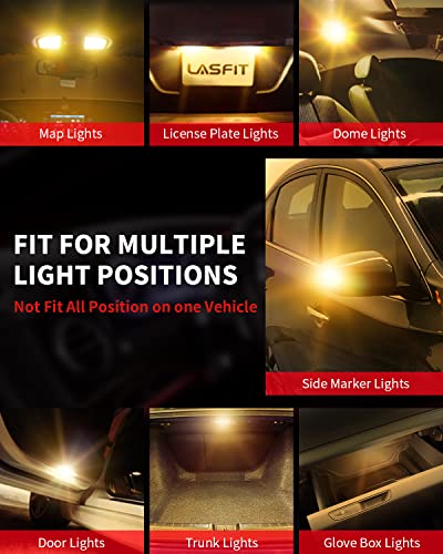 194 168 7443 3157 1156 1157 LED BULB for License Plate Dome Map Courtesy Reverse Backup Trunk Cargo Lights