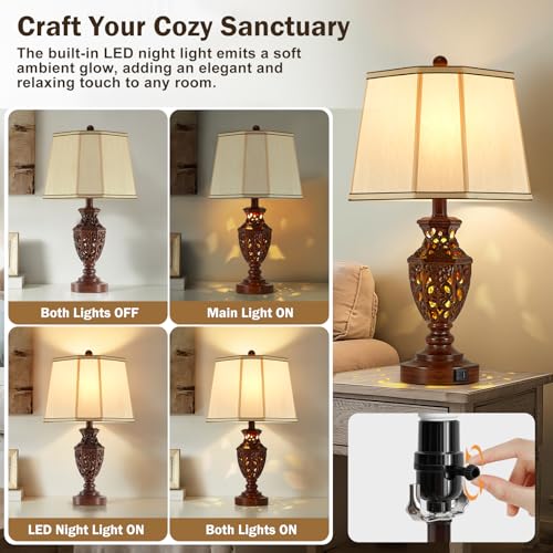 Lamps for Night Stands Set of 2 (2 Count)