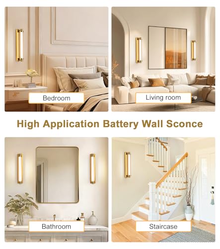 Set of 2 Modern Gold Wall Sconces (2 Count)
