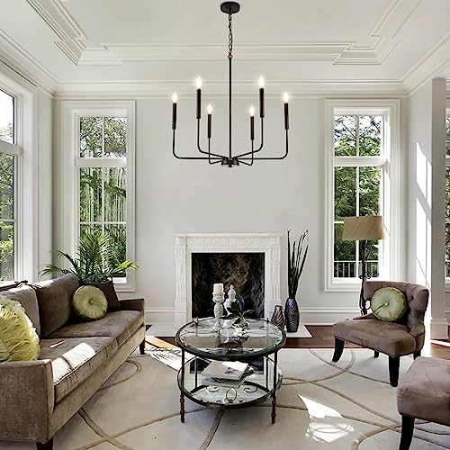 Modern Black Chandelier for Dining Room