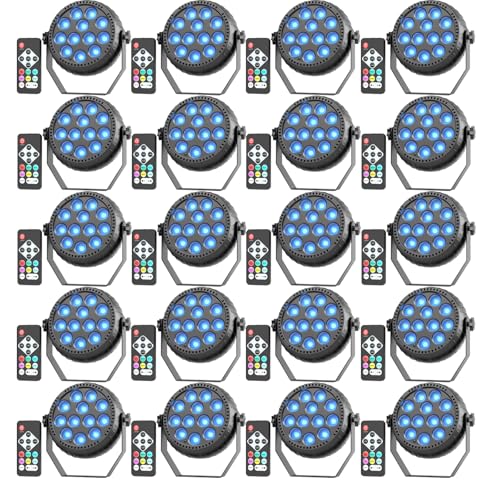 Rechargeable Mini Par Lights 20 Pack (20 Count)