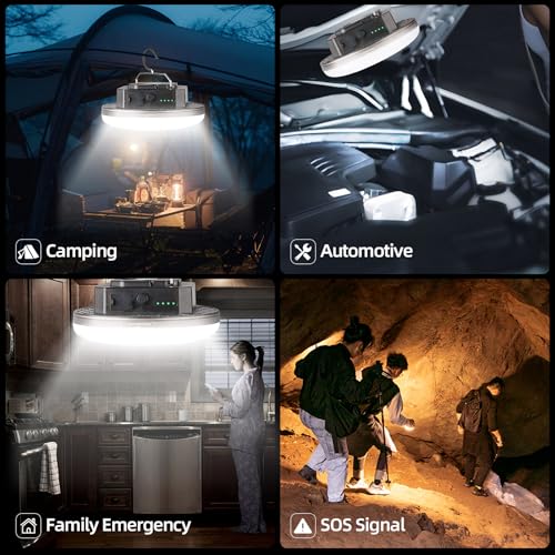 Transparent Portable Rechargeable LED Camping Lights