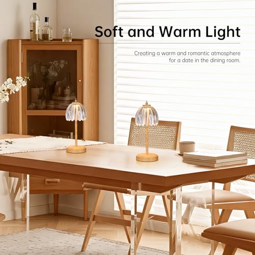 Tulip Table Lamp with 5200mAh Battery & Touch Control