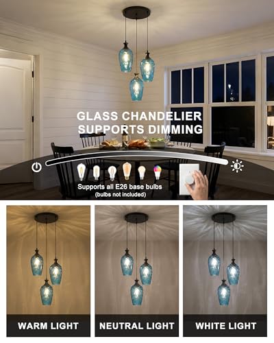 3 Light Cluster Pendant Lighting