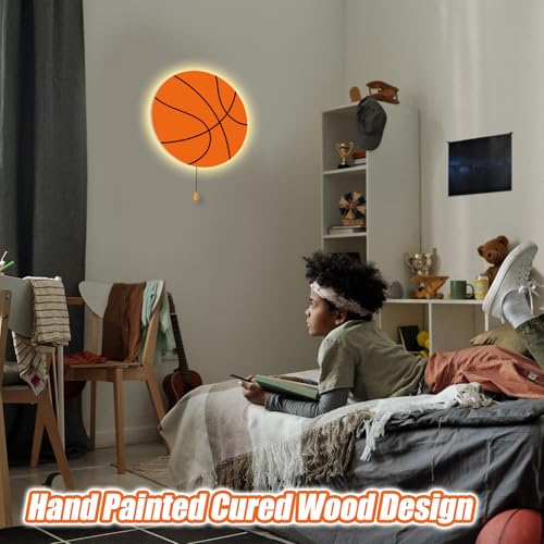 Basketball Night Light Wall Lamp Sleeping Nursery Lighting