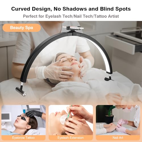 30'' Half Moon Nail Desk Lamp