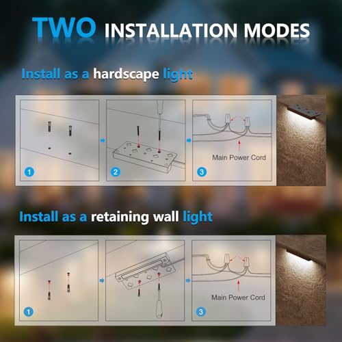 7 Inch Retaining Wall Lights (24 Count)