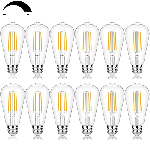 12 Pack E26 LED Edsion Bulbs 60 Watt (12 Count)
