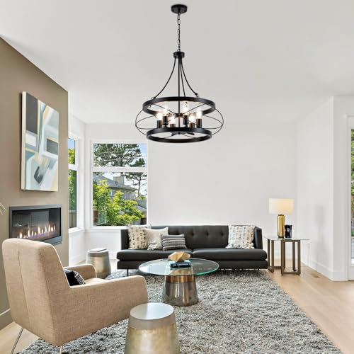 6 Light Farmhouse Chandelier