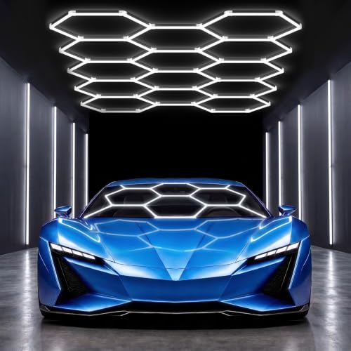 Hexagon Garage LED Lights (14-Girds)