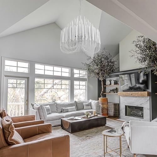 Modern Farmhouse Chandelier for Dining Room 36"