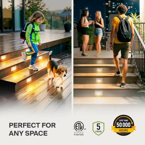 LED Recessed Step Light Fixture (12 Count)