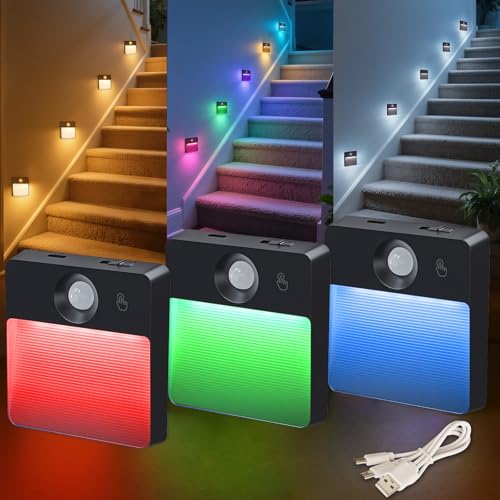 3 Pack Motion Sensor Stair Light for Indoor (3 Count)