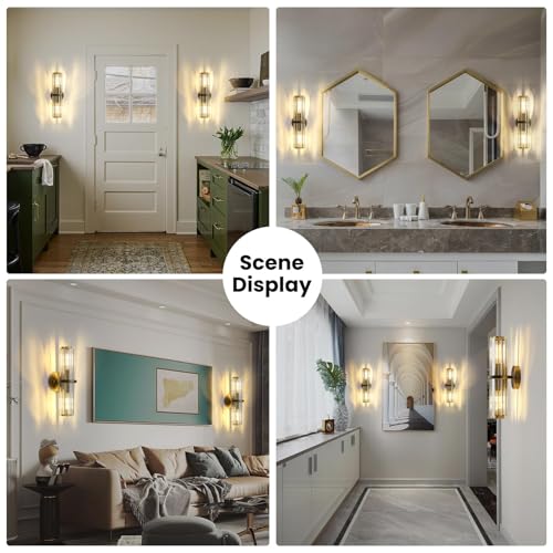 Crystal Wall Sconce Set of 2 (2 Count)