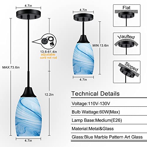 Mini Glass Pendant Light